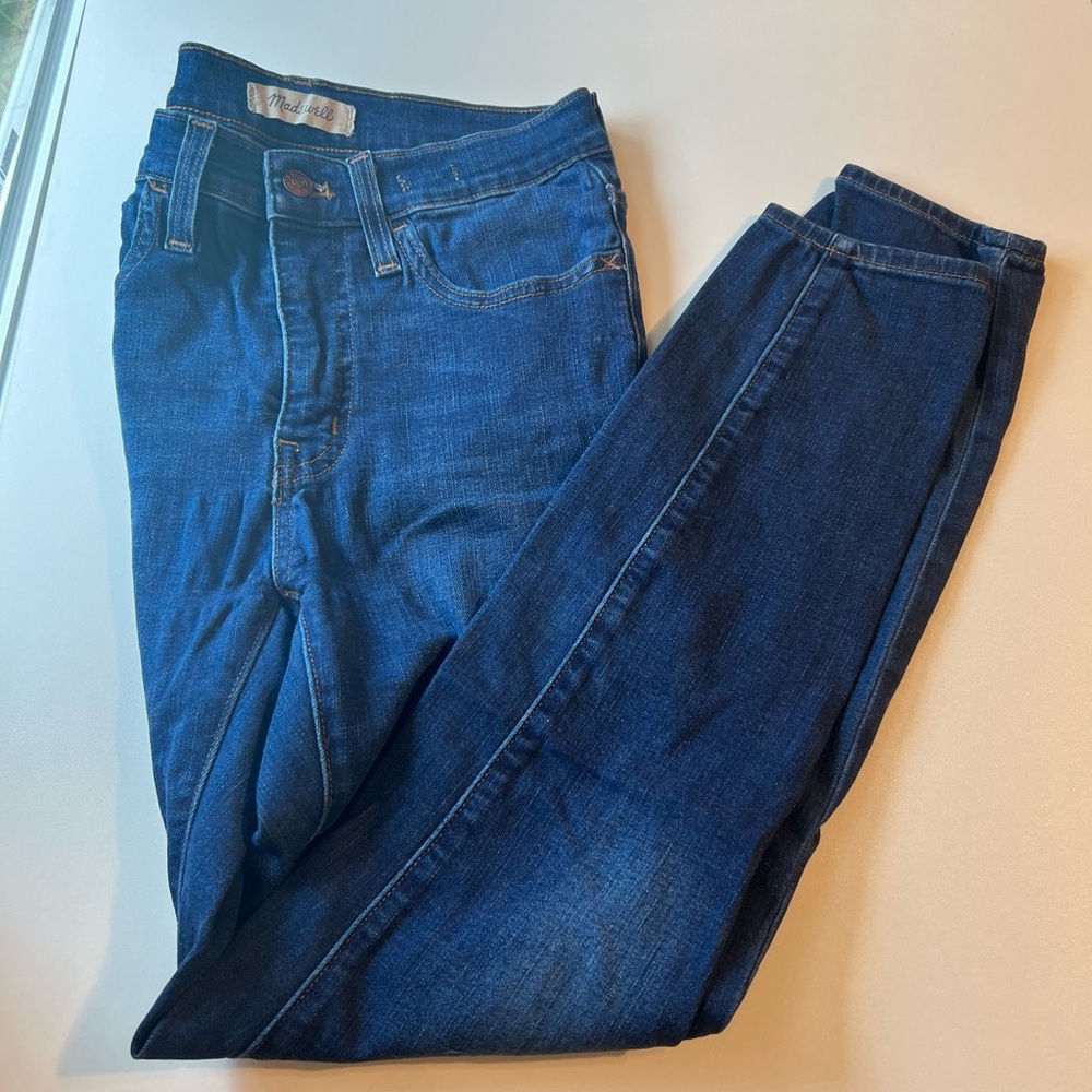 Dark Denim Madewell Midrise Skinny Jeans